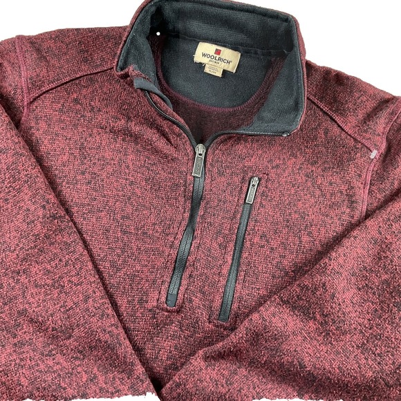 Woolrich Other - Woolridge Quarter Zip Men's XL pullover Burgundy